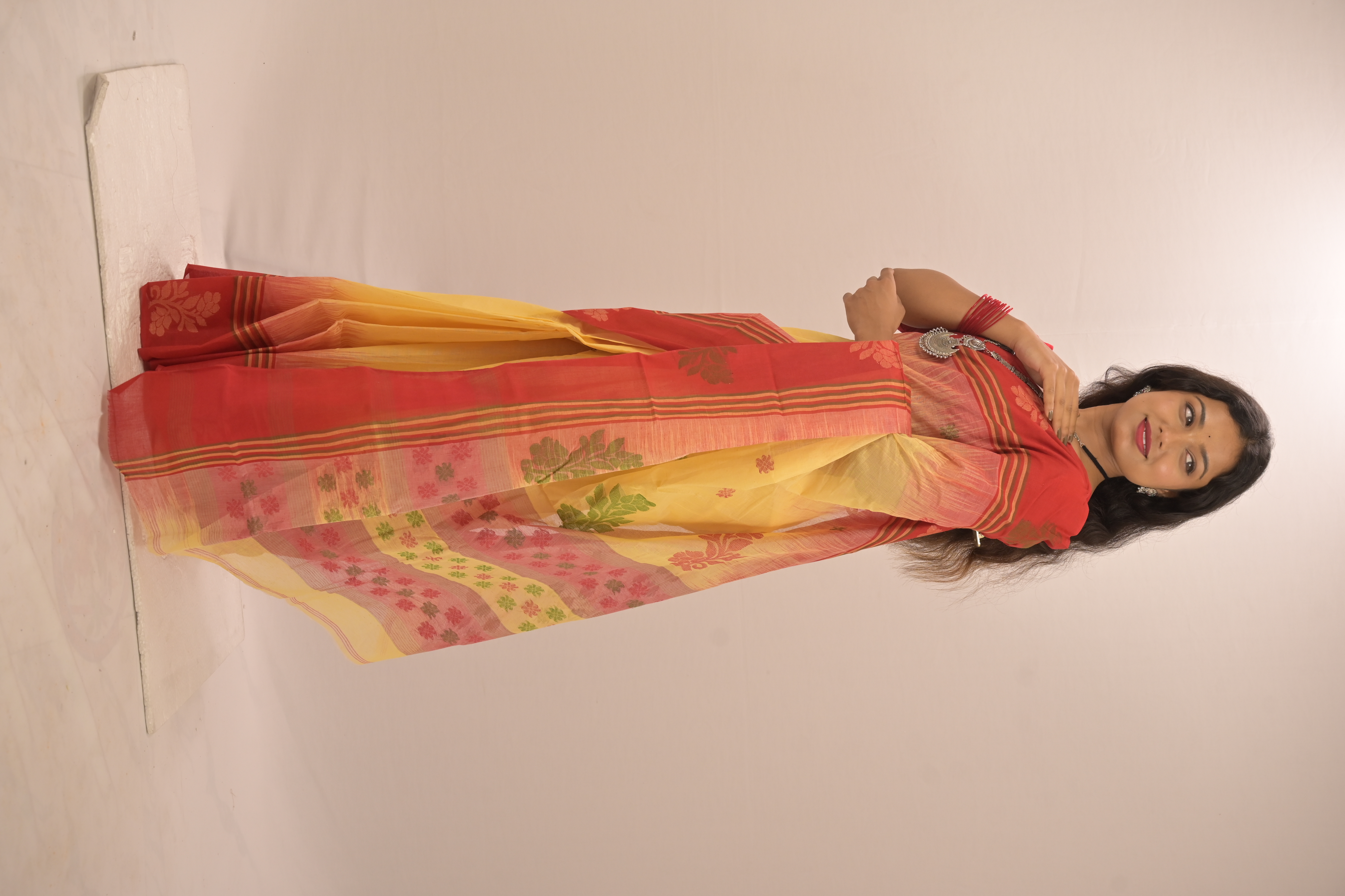 Yellow with Red Border